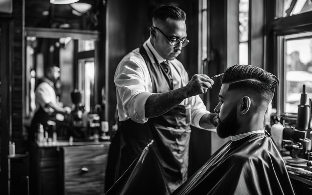 barbershop known for its exceptional customer service and attention to detail